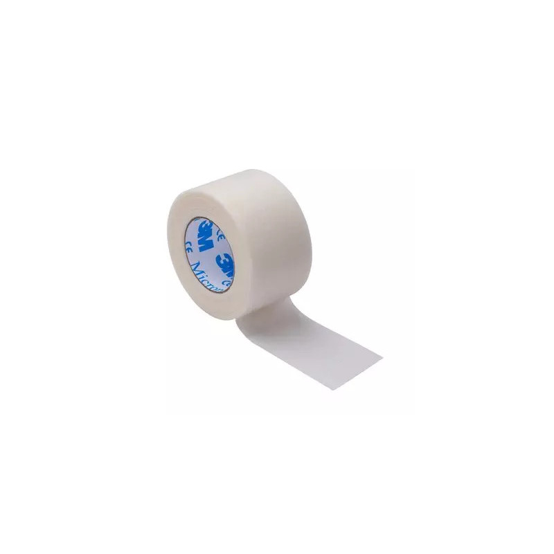 Sparadrap microporeux rouleaux 9,1m Largeur 2.5 cm Sparadrap microporeux rouleaux 9,1m Largeur 2.5 cm