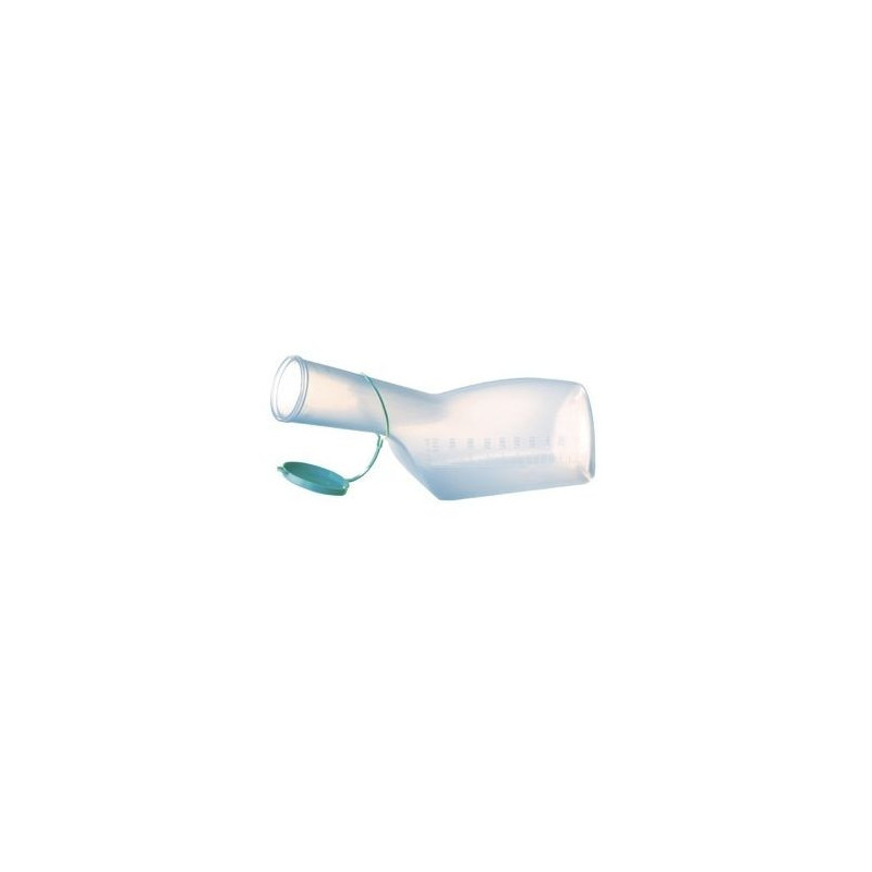 Urinal pour homme opaque avec bouchon Urinal pour homme opaque avec bouchon