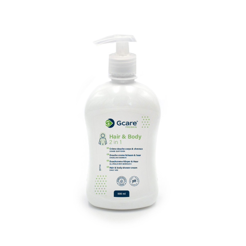 Gel douche 2 en 1 Hair & Body Gcare Proskin – 500 ml Gel douche 2 en 1 Hair & Body Gcare Proskin – 500 ml