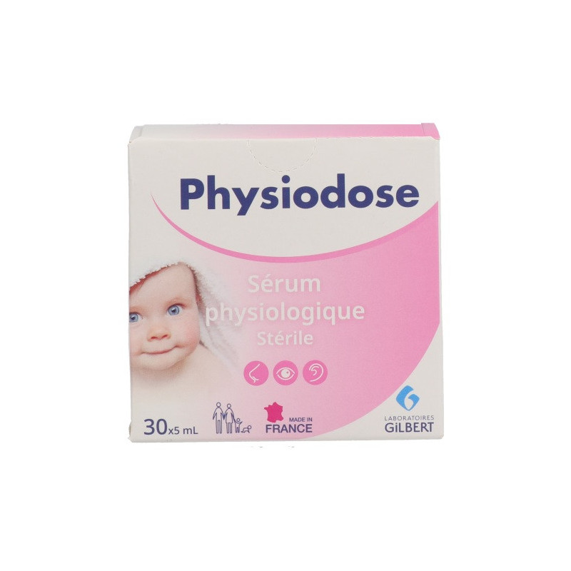 Sérum physiologique Physiodose 5 ml