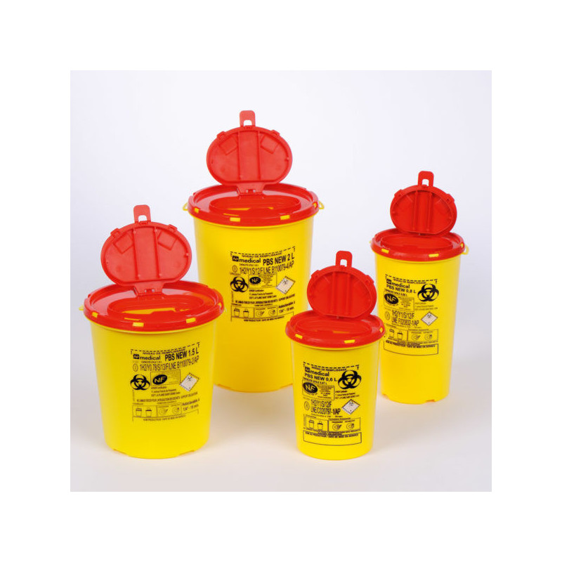 Container rond à aiguilles 0,8 litre Container rond à aiguilles 0,8 litre
