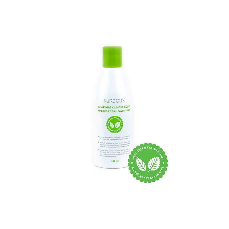 Savon nettoyant pour masque et tuyaux CPAP 250ml