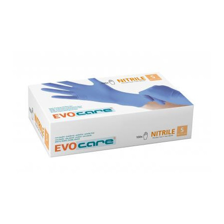 Gant soins nitrile non poudré