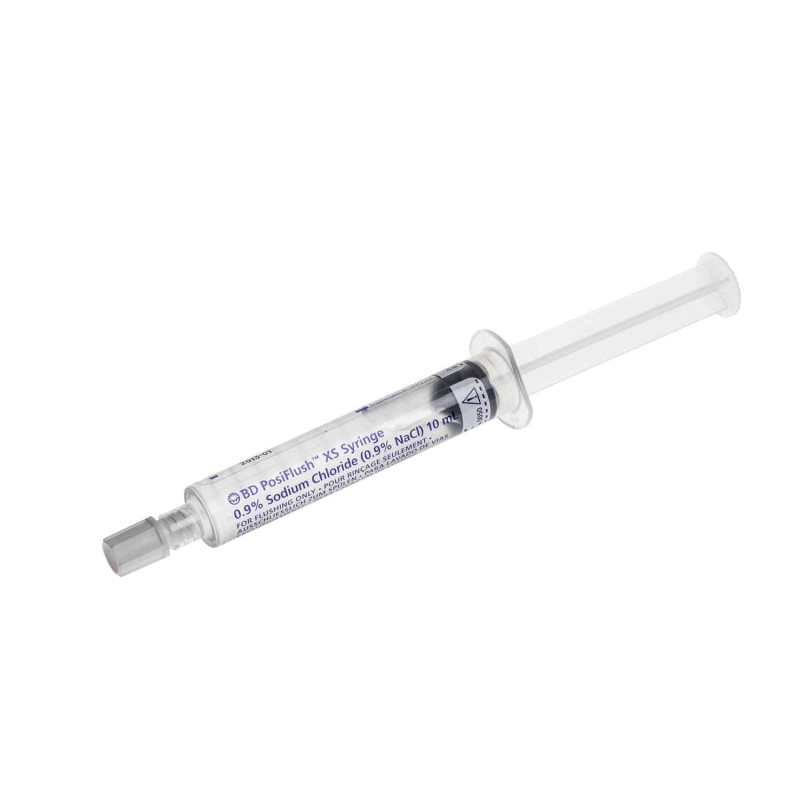 Seringues préremplies de NaCl 0,9 % PosiFlush™ XS et SP 10ml Seringues préremplies de NaCl 0,9 % PosiFlush™ XS et SP 10ml