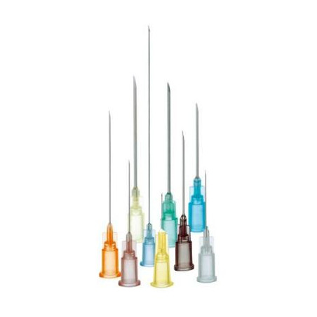 B. 100 AIGUILLES BD MICROLANCE 3 - BLEU - 23G X 1