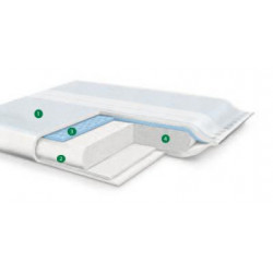 B. 50 COMP ABSORBANTES KLINION 10 X 10 CM - STER