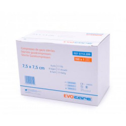 B. 120X3 COMPR STER EVOCARE EMB. CLIN
