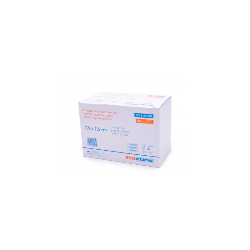 B. 120X3 COMPR STER EVOCARE EMB. CLIN