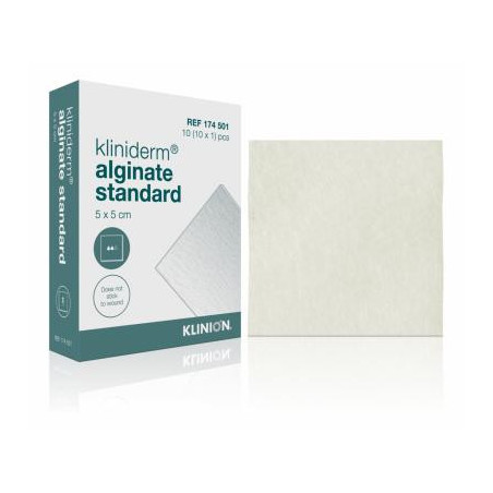 B.1X10 KLINIDERM ALGINATE STD 10 X 10 CM -STER